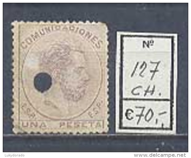 Año 1872 Corona Real, Cifras Y Amadeo Nº127 - Used Stamps