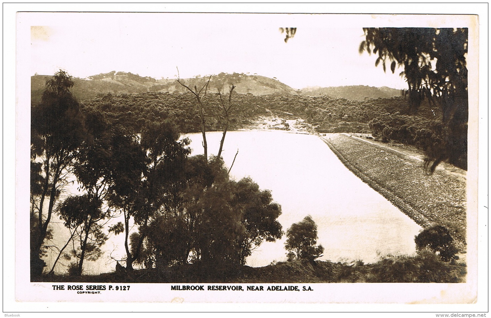 RB 1126 - Early Postcard - Milbrook Reservoir Near Adelaide - South Australia - Adelaide