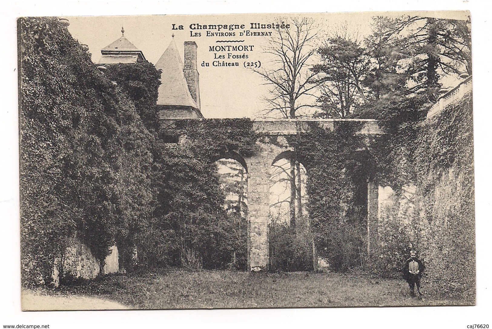 Environs D'epernay  ,montmort  Les Fossés Du Chateau - Montmort Lucy