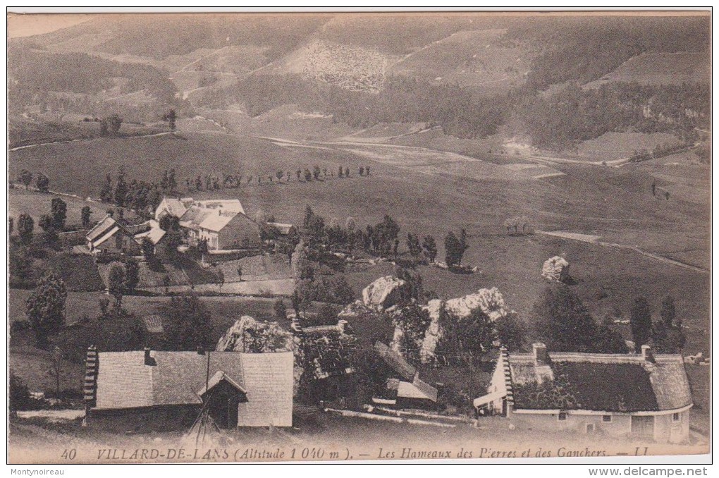 Isère : Villard De  Lens : Vueles  Hameaux  Des  Pierres Et Des  Gauchers , Carte  Carnet - Villard-de-Lans