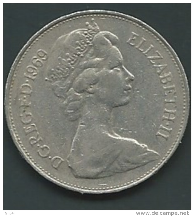 GRANDE BRETAGNE*10 NEW PENCE 1969   - Pieb 20102 - 10 Pence & 10 New Pence