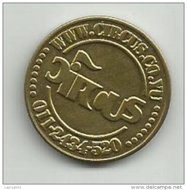 CIRCUS Daily Entrance Token To Playhouse In Belgrade Serbia Mandic : SR241 Brass 25 Mm Page 152. - Professionals / Firms