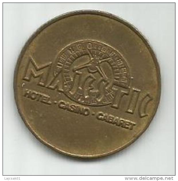 MAJESTIC Casino Belgrade Serbia Game Token SR245/1 - Casino