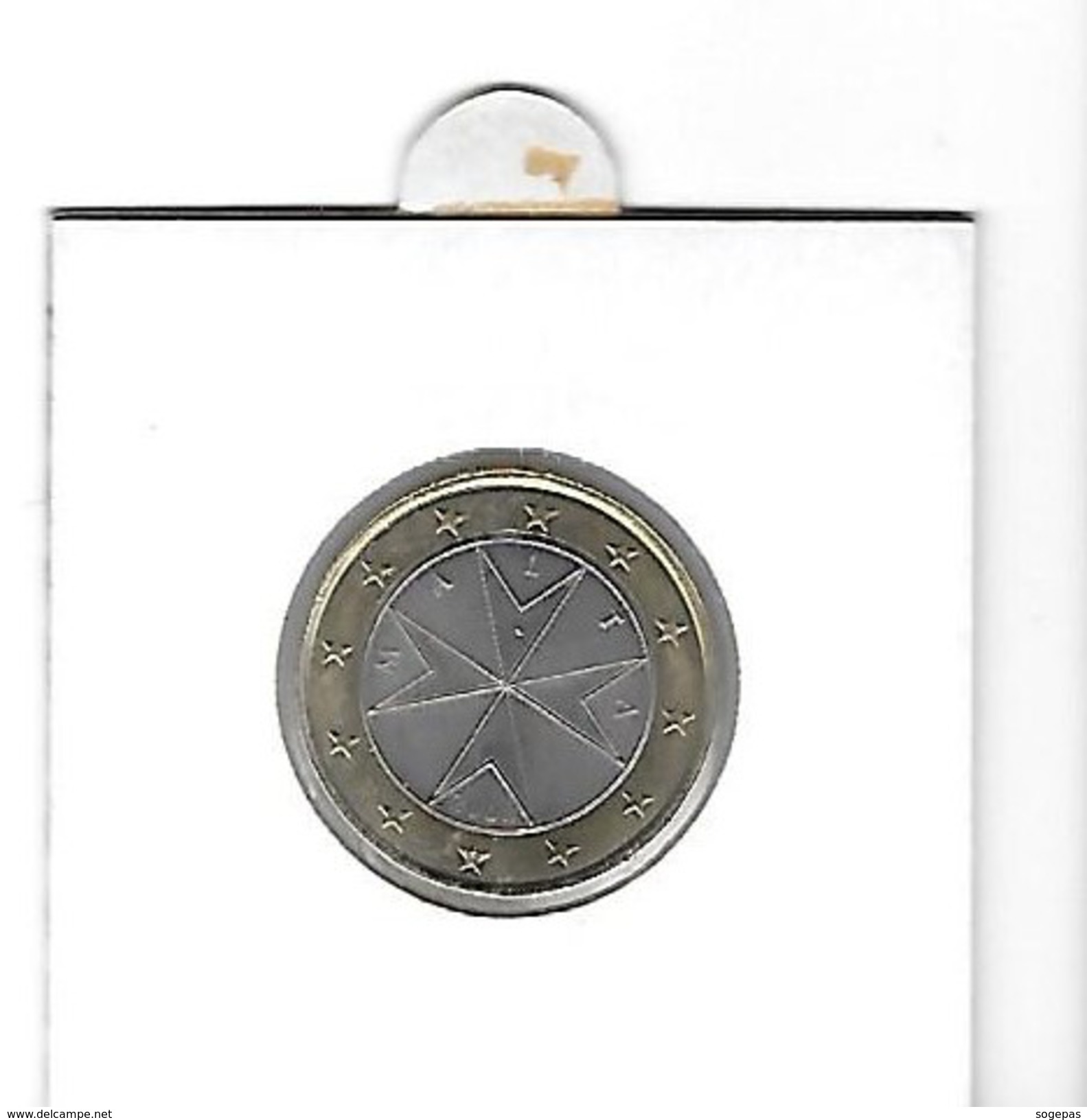 MONNAIE  MALTE 2008 1 EURO  NEUF SOUS BLISTER  VOIR SCANS - Malta