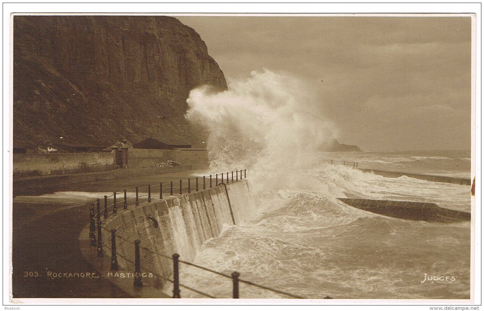 RB 1126 - Judges Real Photo Postcard - Rockanore &amp; High Seas - Hastings Sussex - Hastings