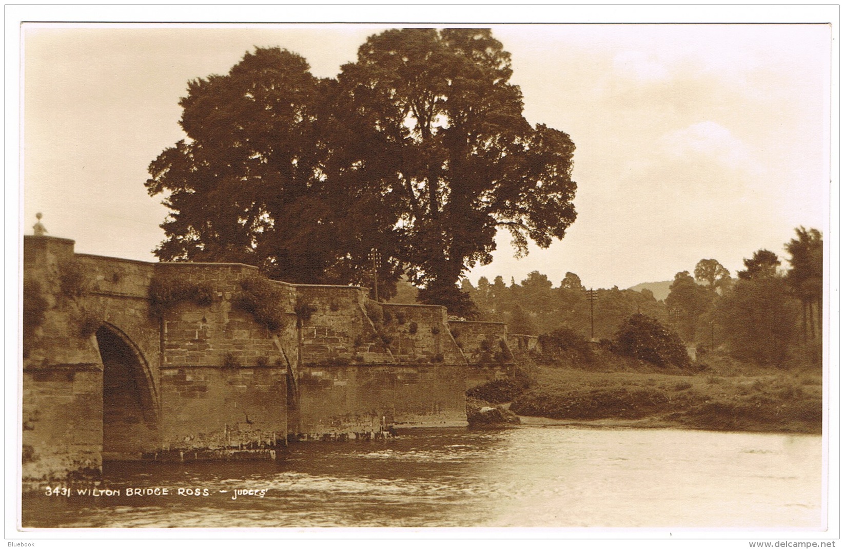 RB 1127 - Judges Real Photo Postcard - Wilton Bridge - Ross-on-Wye Herefordshire - Herefordshire