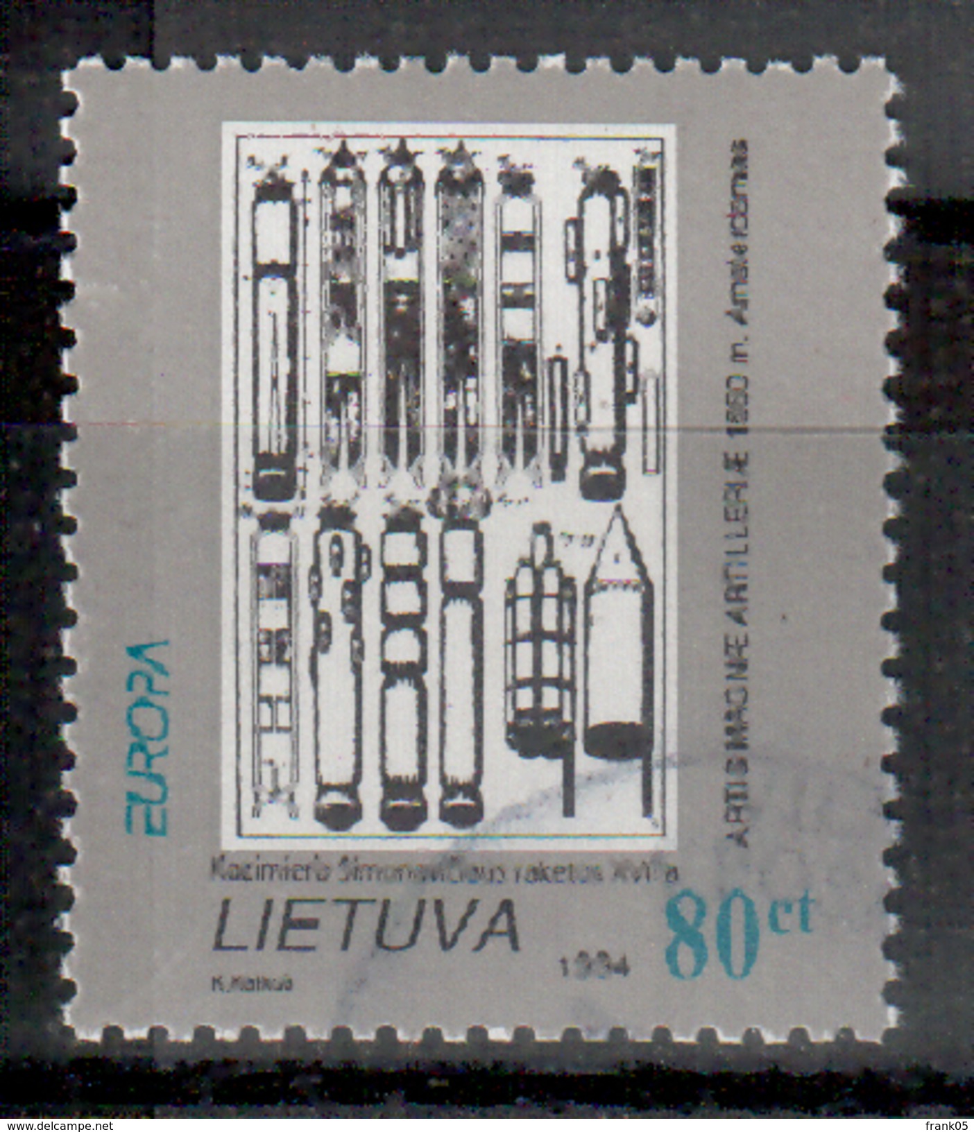 Litauen / Lithuania / Lituanie 1994 EUROPA Gestempelt/used - 1994