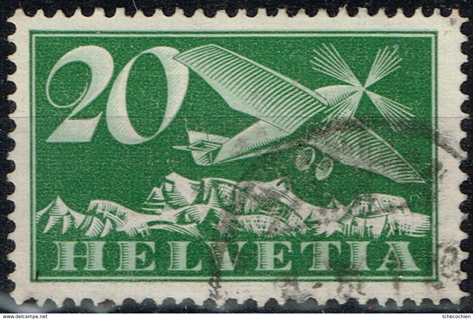 Suisse - 1923 - Y&T - Aériens N° 4, Oblitéré - Neufs