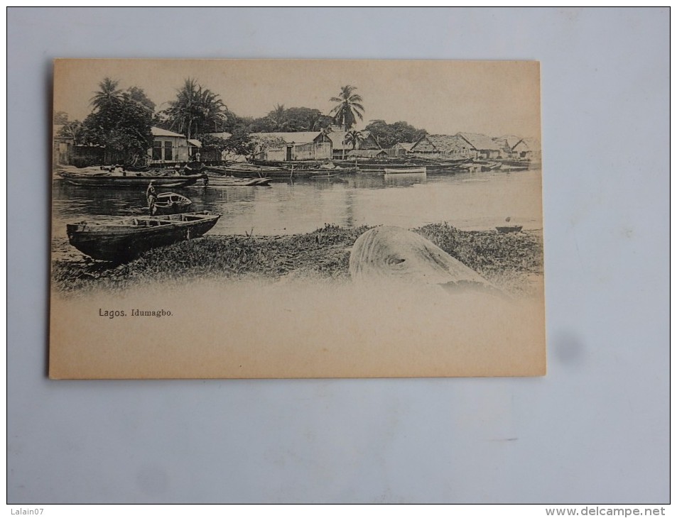 Carte Postale Ancienne : NIGERIA : LAGOS : Idumagbo - Nigeria
