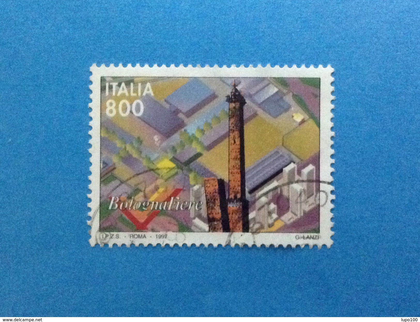 1997 ITALIA FRANCOBOLLO USATO STAMP USED - FIERA DI BOLOGNA - - 1991-00: Usati