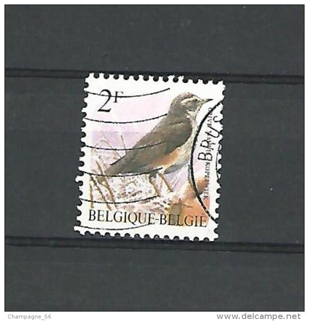 1996  N° 2646  BELGIQUE BELGIE GRIVE  MAUVIS  2F  OBLITÉRÉ - Sparrows