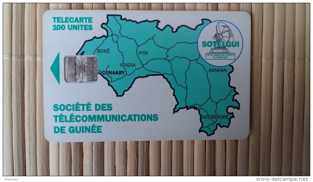 Phonecard Guinee Belgium - Guinea