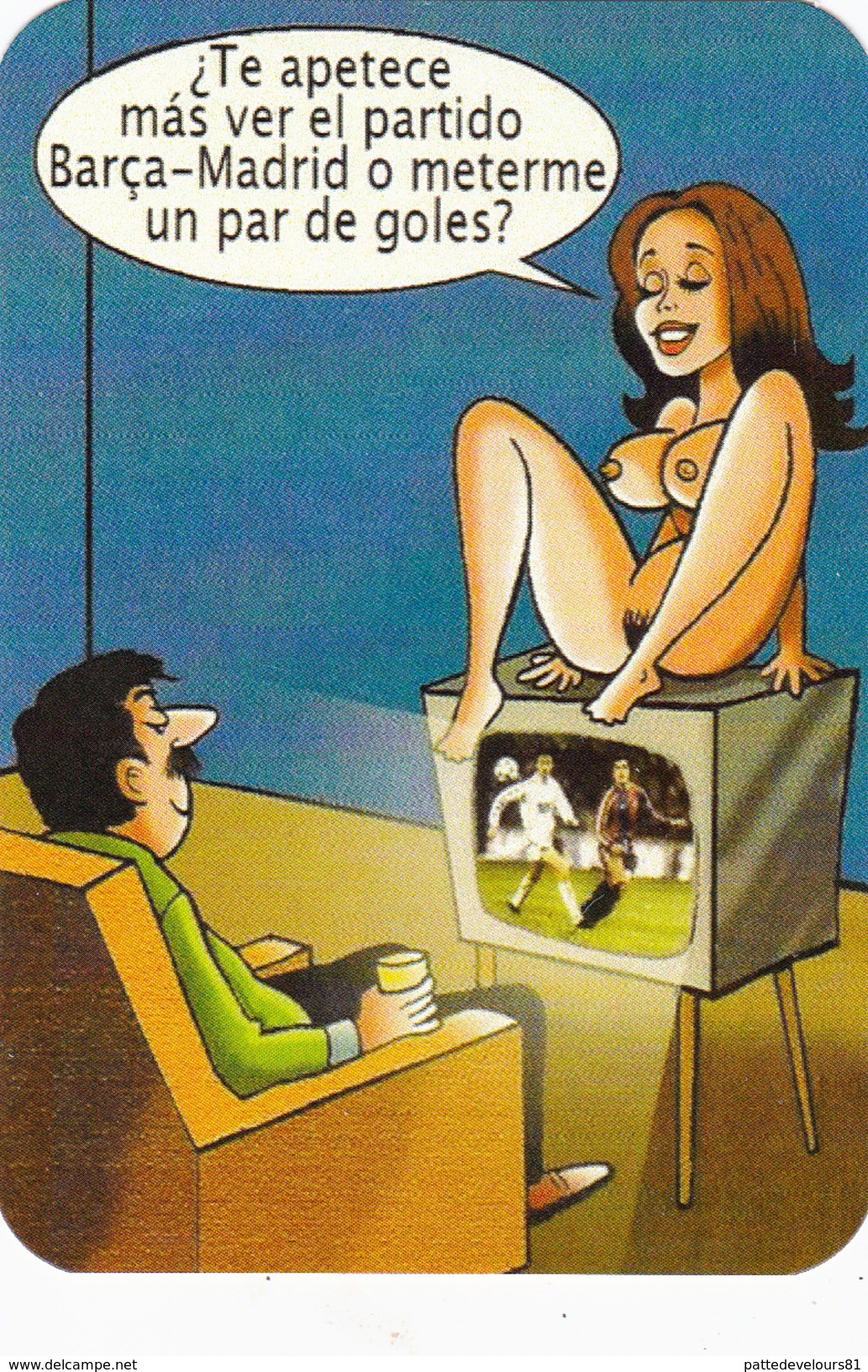 Mini Calendrier De Poche 6,8 X 9,8 Pin-up Sexy Grivoise Football  But Goal Humour Année 2006 - Klein Formaat: 2001-...