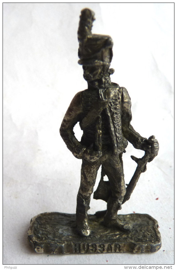 FIGURINE MARQUE INCONNUE METAL HUSSARD Pas Quiralu Non Peinte D'origine - Quiralu