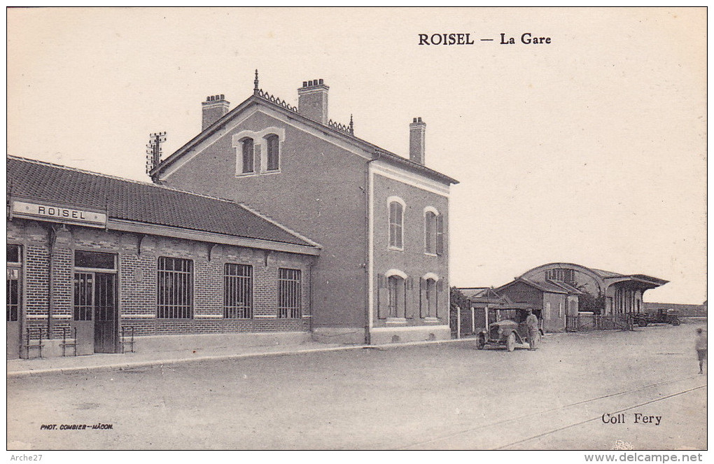 CPA - 80 - ROISEL - La Gare - RARE !!!!! - Roisel