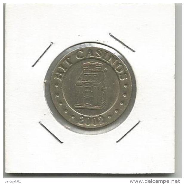 Slovenia HIT CASINO Casinos Nova Gorica Amusement Token 2002. SL248/C 24 Mm - Casino