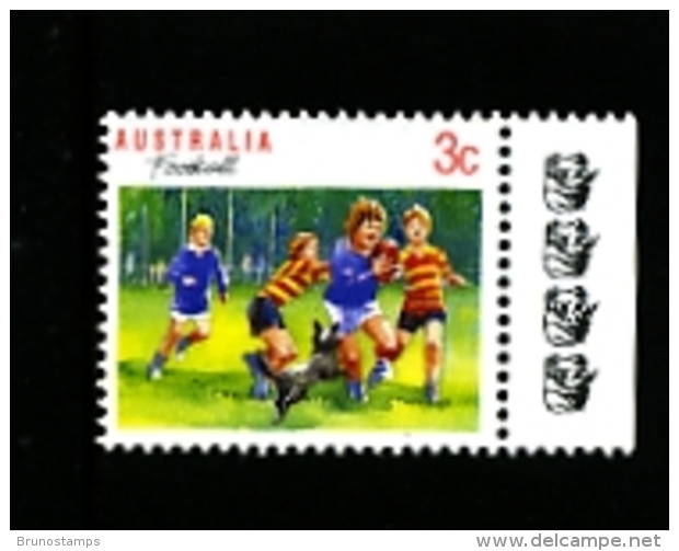 AUSTRALIA -  1997  3c.  FOOTBALL  4 KOALAS  REPRINT  MINT NH - Proofs & Reprints