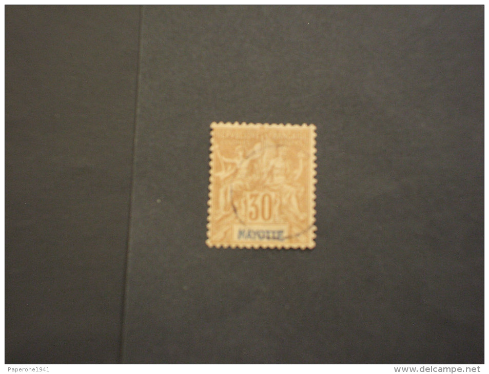 MAYOTTE - 1892/9 ALLEGORIA 30 C. - TIMBRATO/USED - Unused Stamps