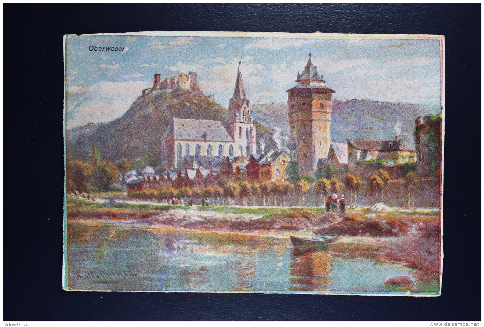 Belgium Picture Postcard Belgium Army In Oberwesel To Jupille 1924 - OC38/54 Occupazione Belga In Germania