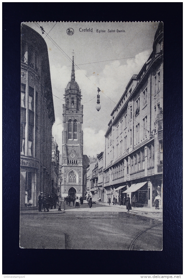 Belgium Picture Postcard Belgium Army  Centres De Récréation Au Front Belge Crefeld To Jupille 1924 - OC38/54 Belgian Occupation In Germany