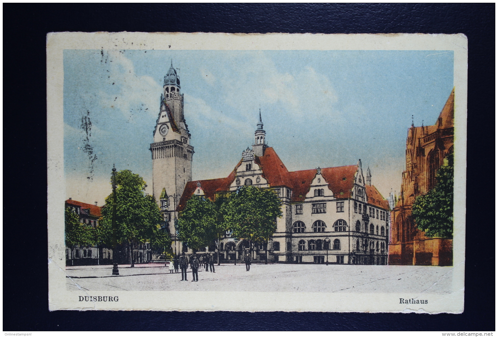 Belgium Picture Postcard Belgium Army  Duisburg  To Jupille 1924 - OC38/54 Occupation Belge En Allemagne