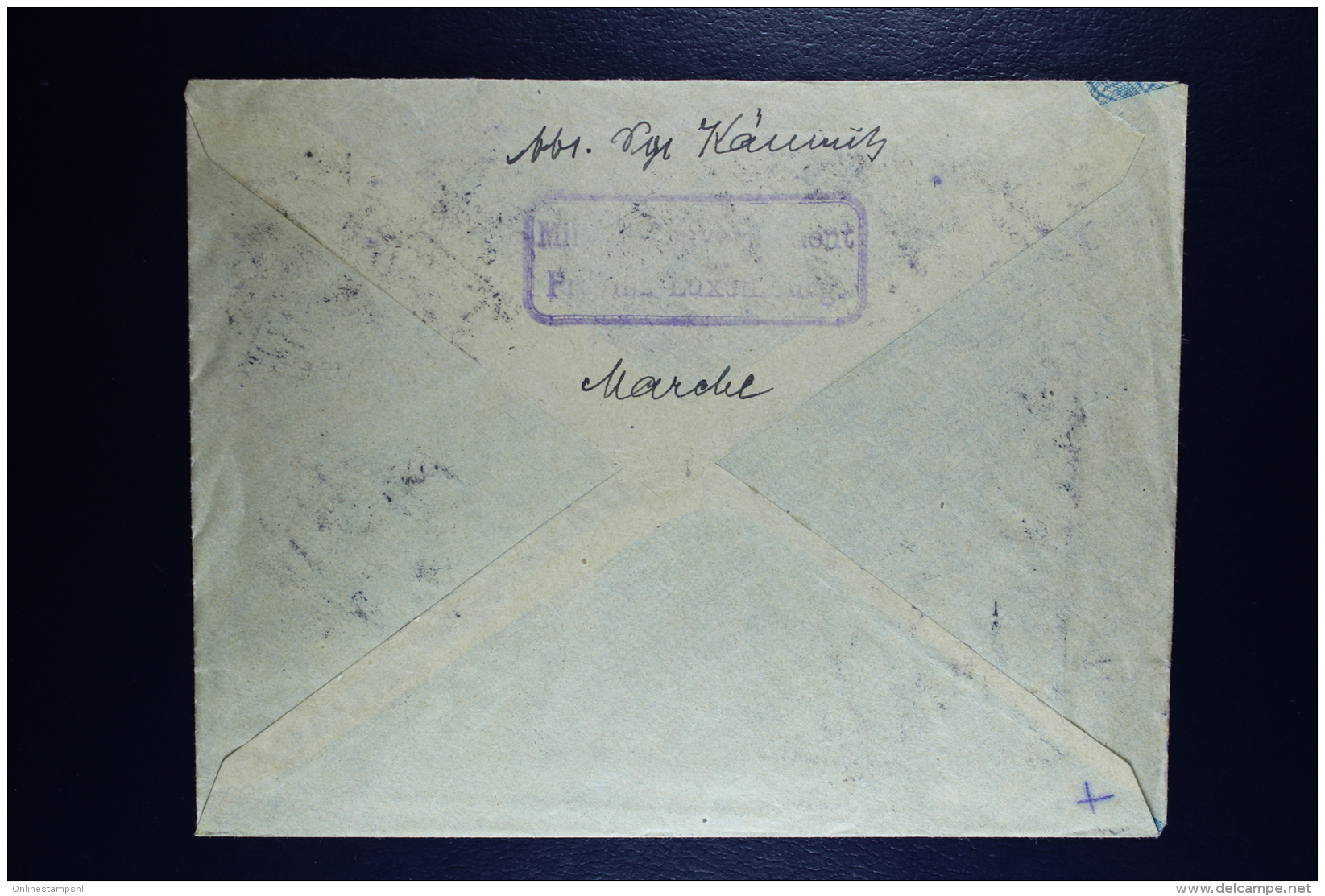 Reich Occupation Belgium Cover Marche To Hamburg Mi Nr 1 + 2 + 3 + 4    1918 - Besetzungen 1914-18