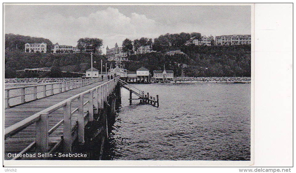 AK Ostseebad Sellin - Seebrücke - 1936 (25599) - Sellin