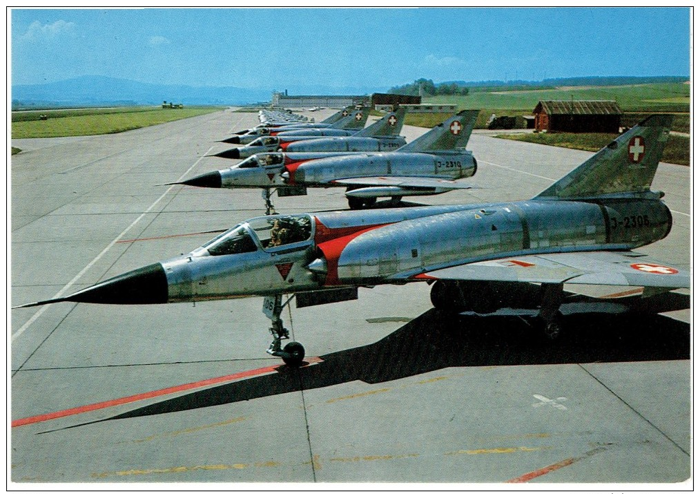 CPM SUISSE THEMES MILITARIA AERONAUTIQUE - Mirage IIIS - 1946-....: Ere Moderne