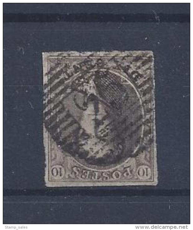 N°6 (ntz) GESTEMPELD P25 Charleroi COB € 10,00 + COBA € 2,00 - Postmarks - Lines: Perceptions