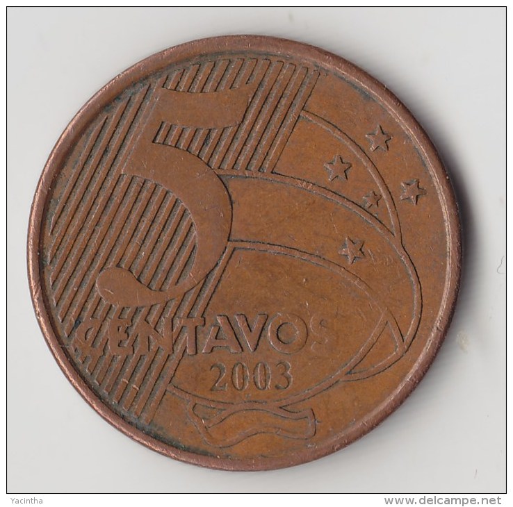 @Y@      Brazilië  5 Centavos   2003       (3541) - Brésil