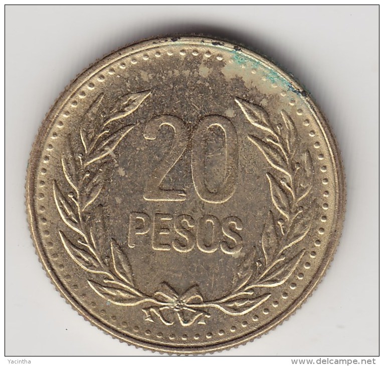 @Y@      Colombia   20 Pesos  1993        (3546) - Colombia