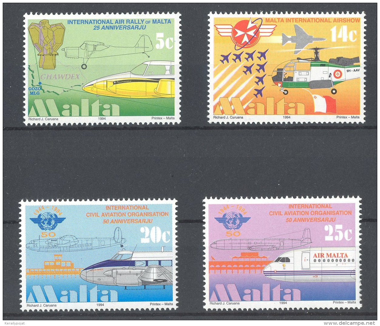 Malta - 1994 Aviation MNH__(TH-17980) - Malta