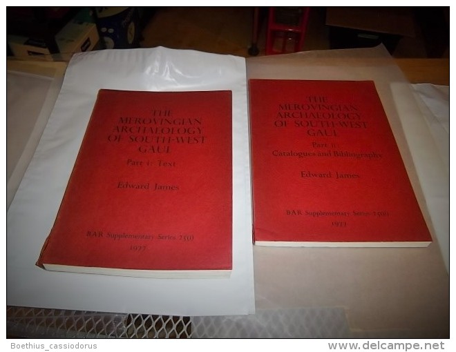 @ The Merovingian Archaeology Of South-West Gaul, Part I & II  1977  EDWARD JAMES - Archäologie