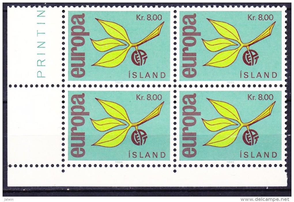 ISLANDE 1965 YT N° 351 ** - Unused Stamps