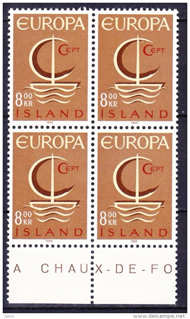 ISLANDE 1966 YT N° 360 ** - Neufs