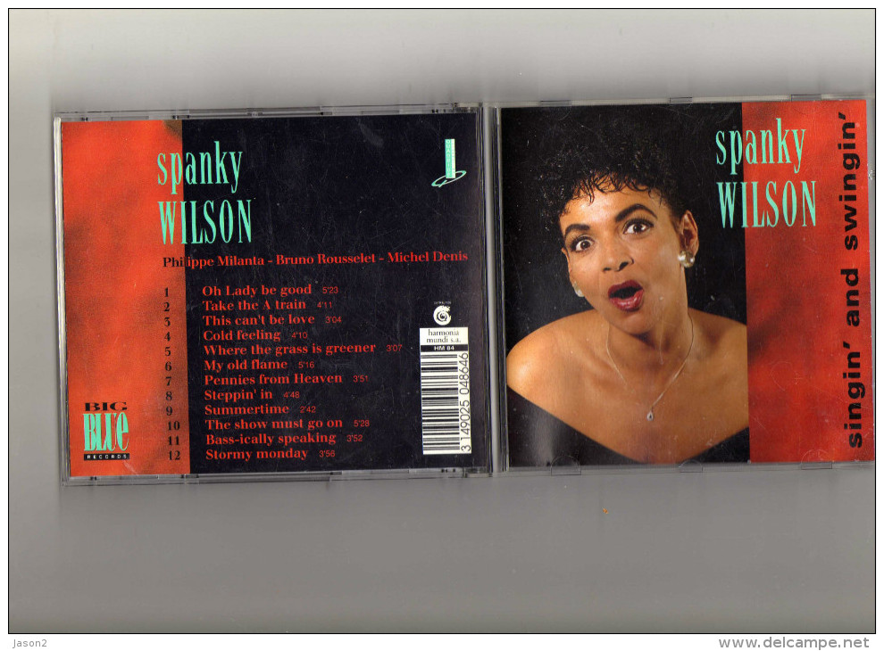 Cd 12 Titres SPANKY WILSON SINGIN' AND SWINGIN' - Blues