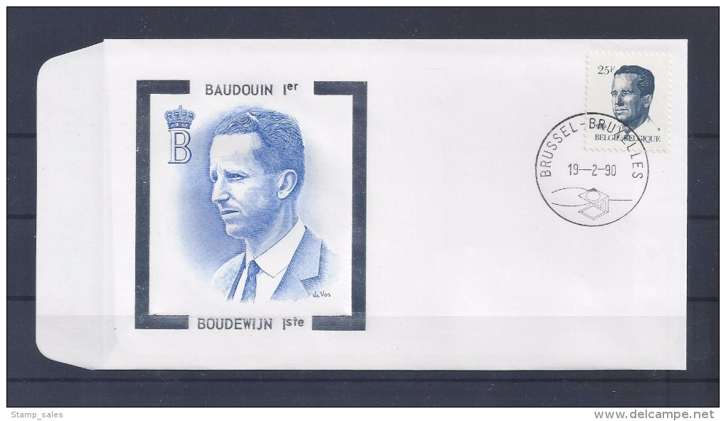 N°2356FDC GESTEMPELD Brussel - Bruxelles COB € 6,00 - 1981-1990 Velghe