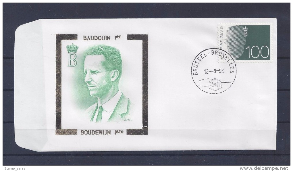 N°2481FDC GESTEMPELD Brussel - Bruxelles COB € 12,00 - 1990-1993 Olyff