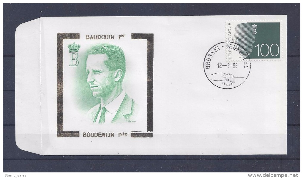 N°2481FDC GESTEMPELD Brussel - Bruxelles COB € 12,00 - 1990-1993 Olyff