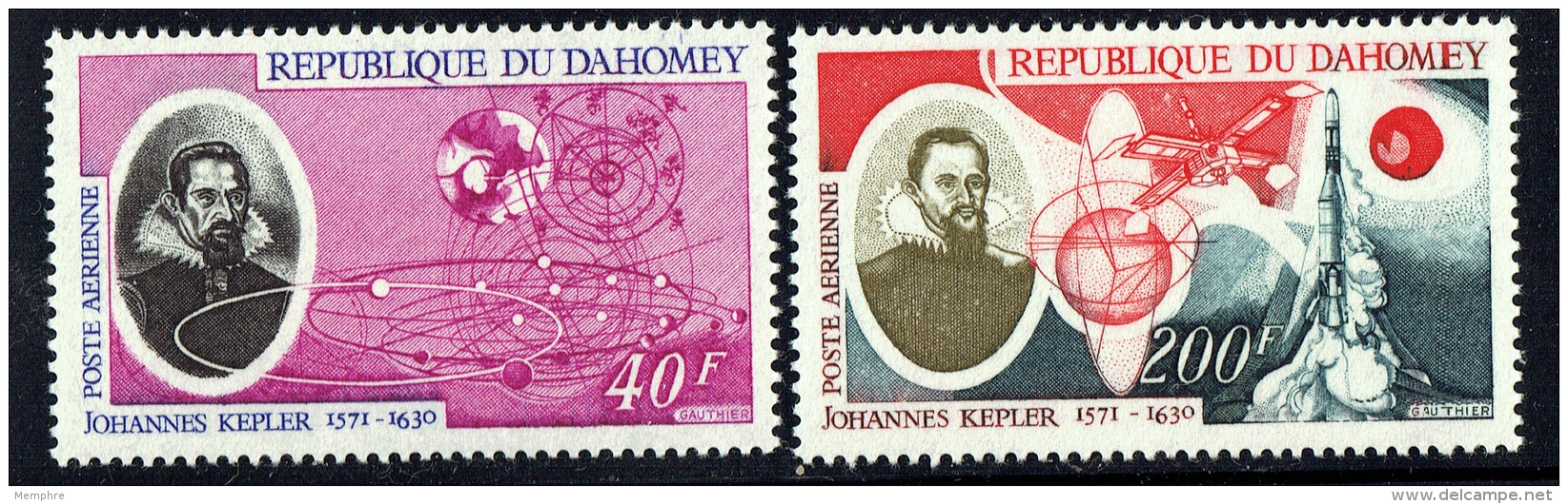 DAHOMEY  1971  Kepler, Astronome  - Sérei Complète  ** - Benin - Dahomey (1960-...)