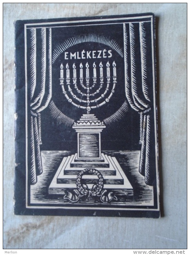 D142134  Small Booklet In Hungarian And Hebrew - Funeral  -Tombs Tombes - Boros & Kohn Judaica Marble Tombstones Ca1920 - Europe