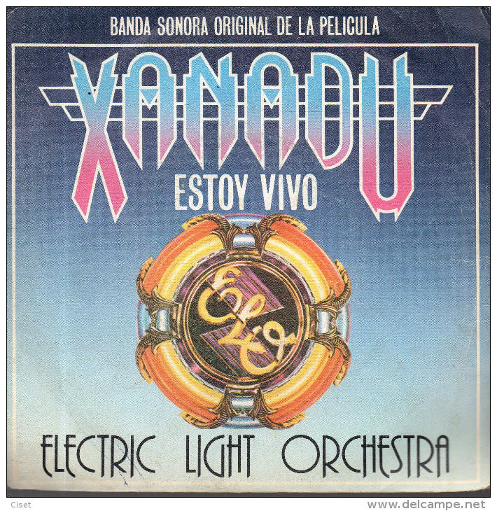 DISCO SINGLE BANDA SONORA ORIGINAL DE LA PELICULA XANADU ESTOY VIVO SUEÑO DE TAMBORES  ELECTRIC LIGHT ORCHESTRA - Música De Peliculas