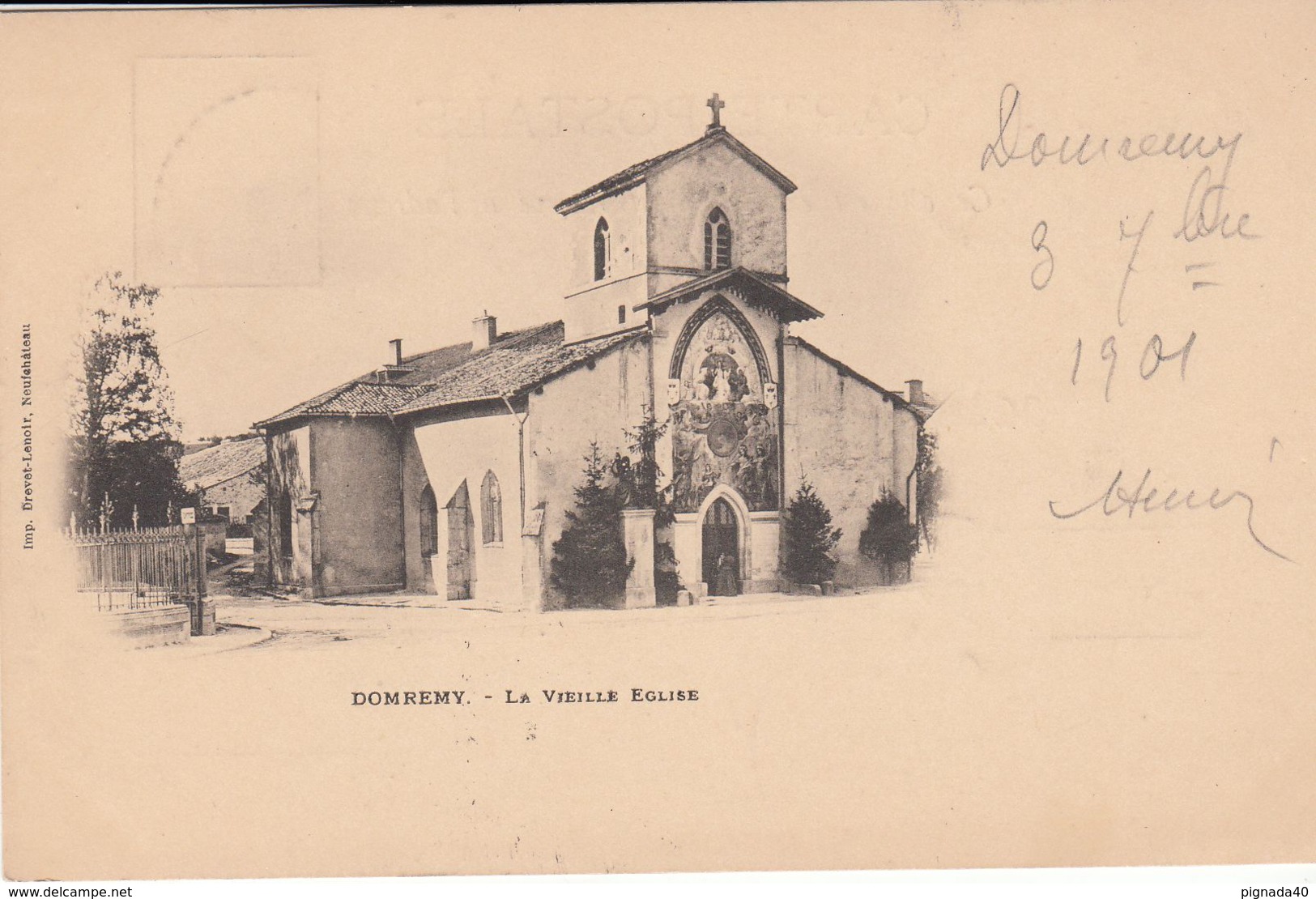 G , Cp , 88 , DOMRÉMY , La Vieille Église - Domremy La Pucelle