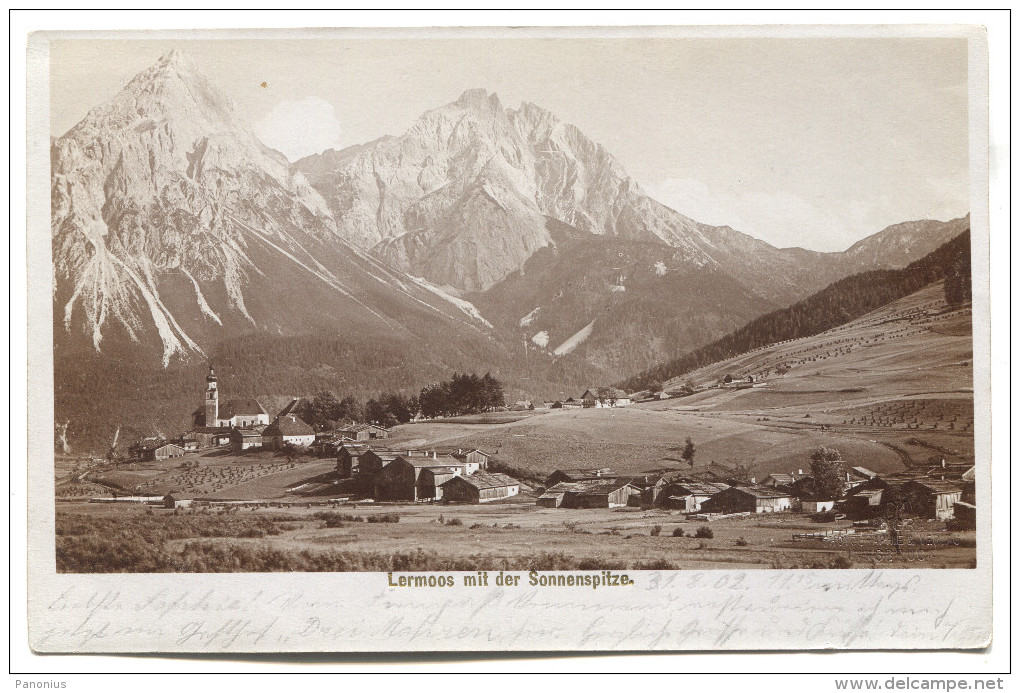 LERMOOS, Sonnenspitze -  AUSTRIA, Atelier FRITZ GRATL Innsbruck, Mountain Climbing, 1902. - Lermoos