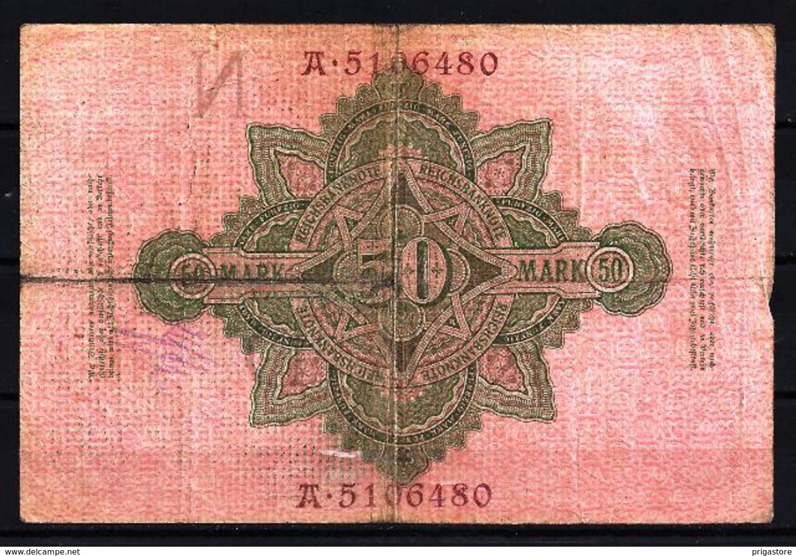 Allemagne - Germany 21-04-1910 Billet 50 Mark Pick 41 Fine (2) - 20 Mark