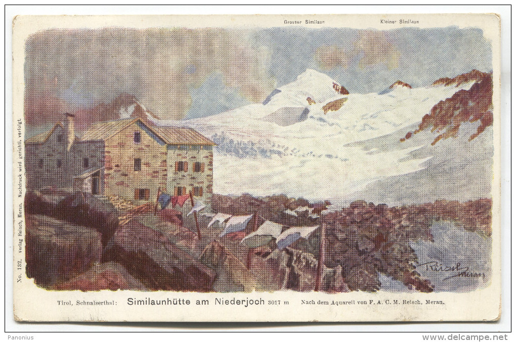 SIMILAUN, Tirol - ITALY / AUSTRIA, Mountain Climbing, 1912. - Altri & Non Classificati