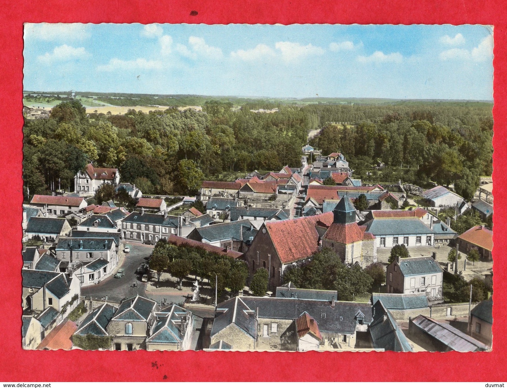 28 Eure Et Loir Jouy En Avion Au Dessus De Jouy  Vue  Aerienne Edition Sofer ( Lapie ) - Jouy