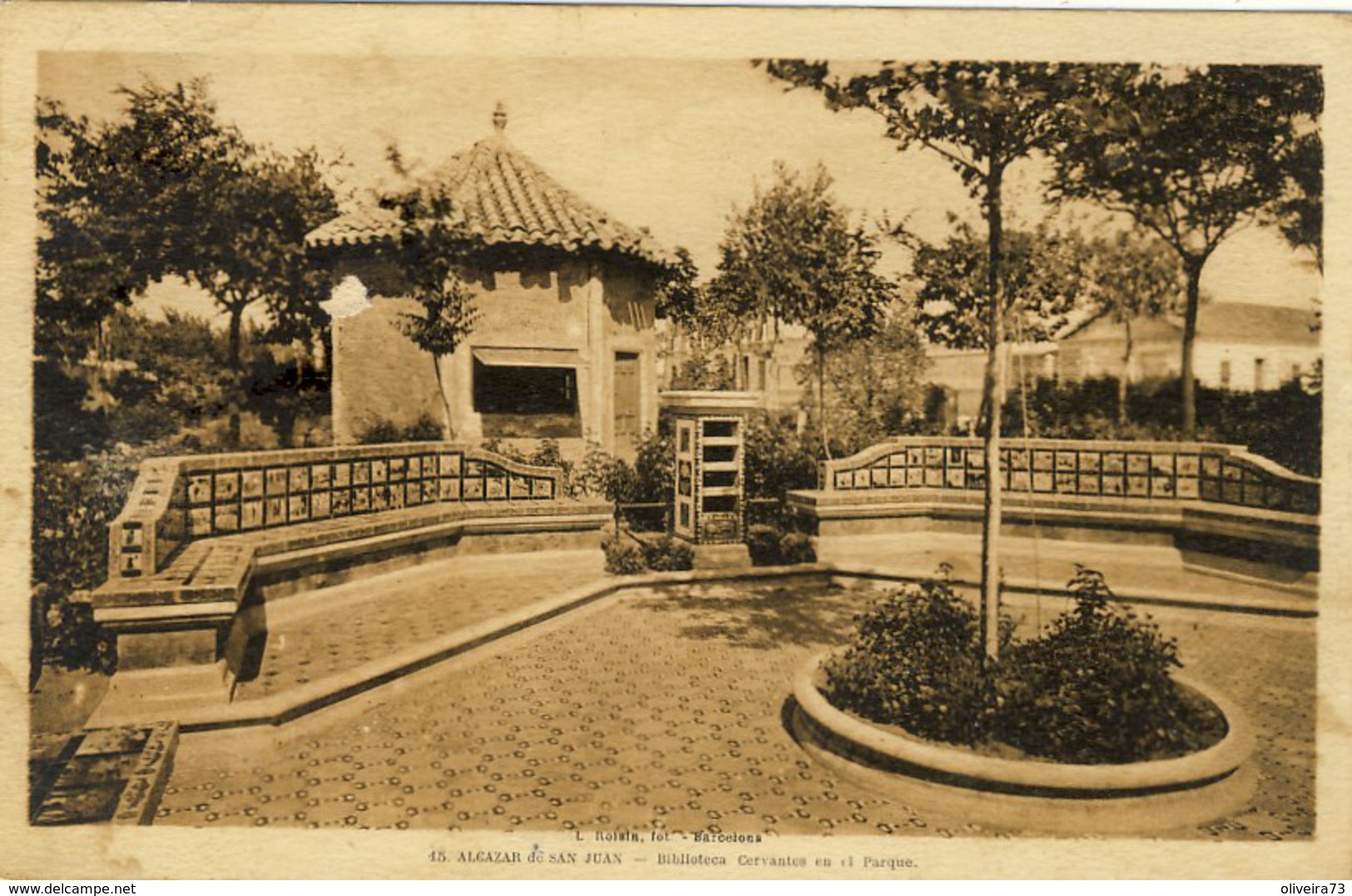 Ciudad Real, ALCAZAR DE SAN JUAN, Bilioteca Cervantes En El Parque, 2 Scans - Ciudad Real