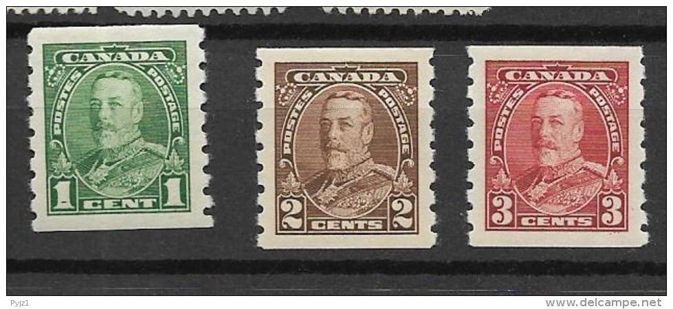 1935 MH Canada, Coil Stamps - Ungebraucht