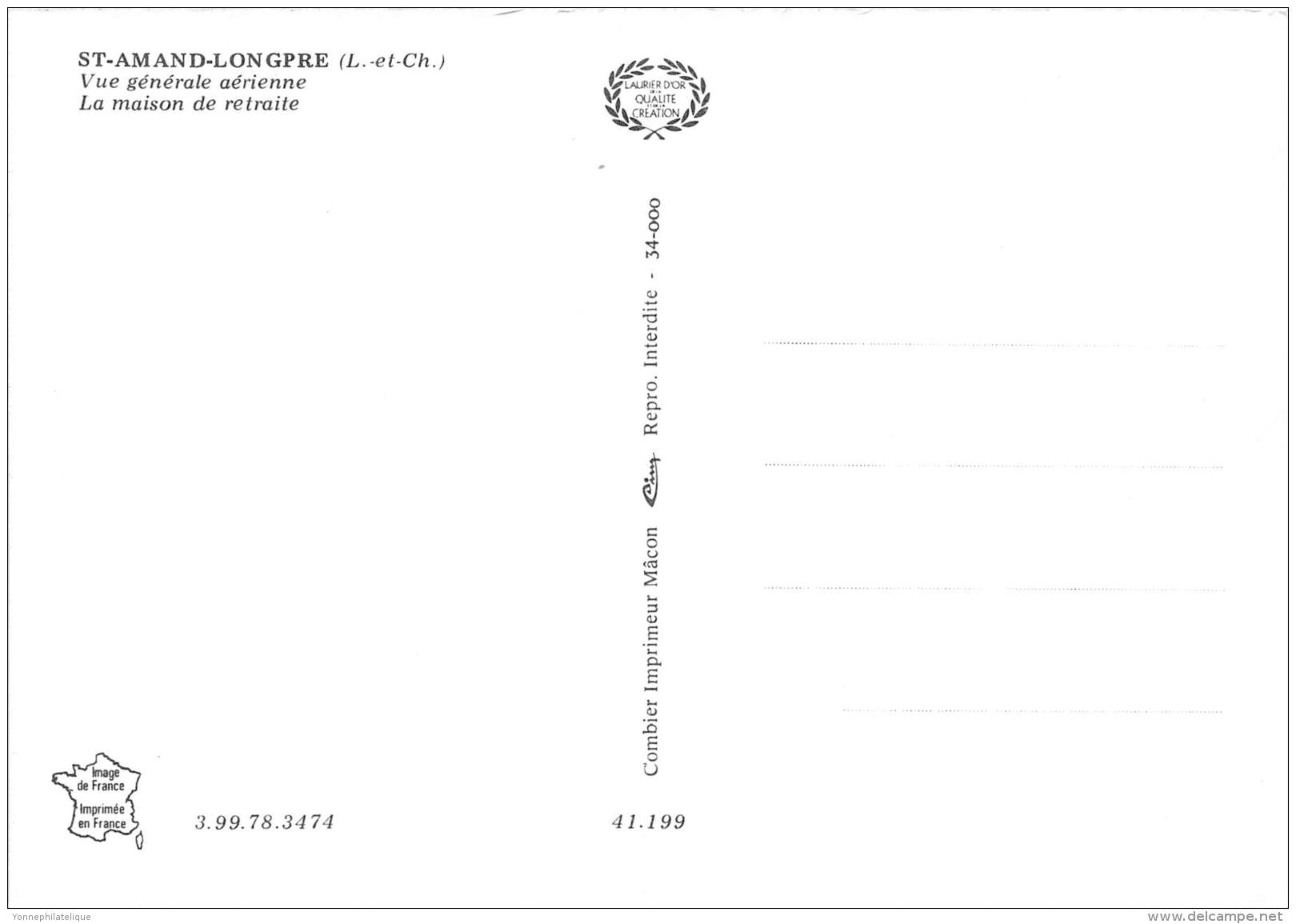 41 - Loir Et Cher - Cpsm Cpm - Saint Amand Longpré - Maison De Retraite - Saint Amand Longpre